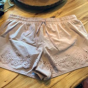 RBX active shorts with eyelet detail